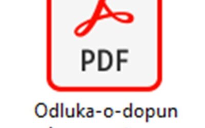 Odluka o trajanju dopunskog nastavnog rada na kraju nastavne godine 2024./2025.