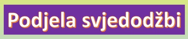 Podjela svjedodžbi učenicima
