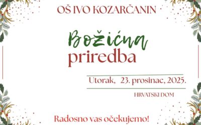 Pozivnica za božićnu priredbu
